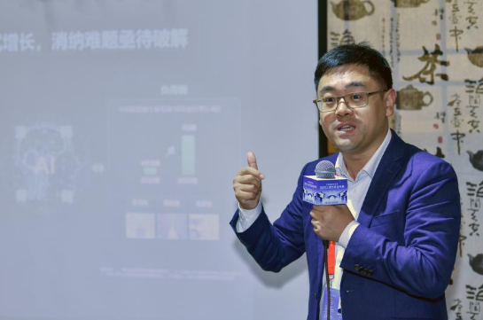 科大讯飞副总裁、羚羊公司总裁徐甲甲。人民网记者 任峰涛摄