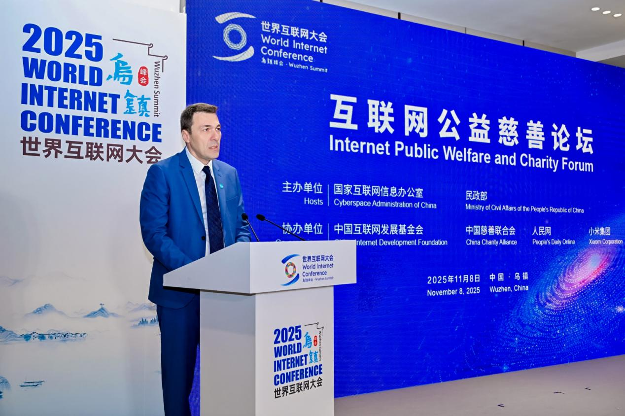 联合国儿童基金会首席信息官卡恩·切廷图尔克。主办方供图